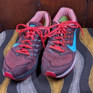 Nike Pink and Blue Athletic Shoes